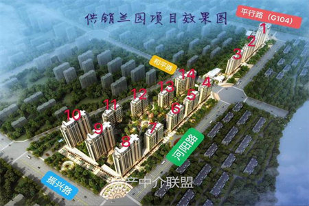 高楼层!盛元名府123平精装套三双卫全明户型走一手房